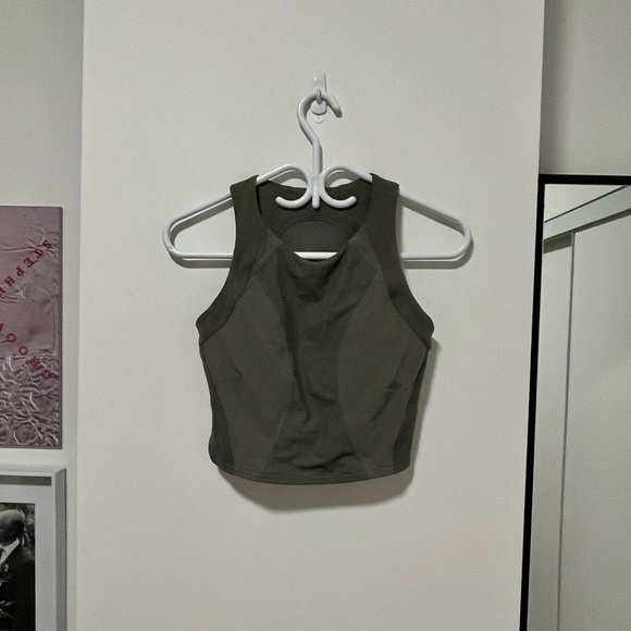 Lululemon Mesh Panelled Training Shelf Tank Top
Army Green - Picture 5 of 7